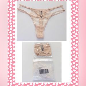 2 X Victoria’s Secret Very Sexy Core Lace Thong Panties New In Package